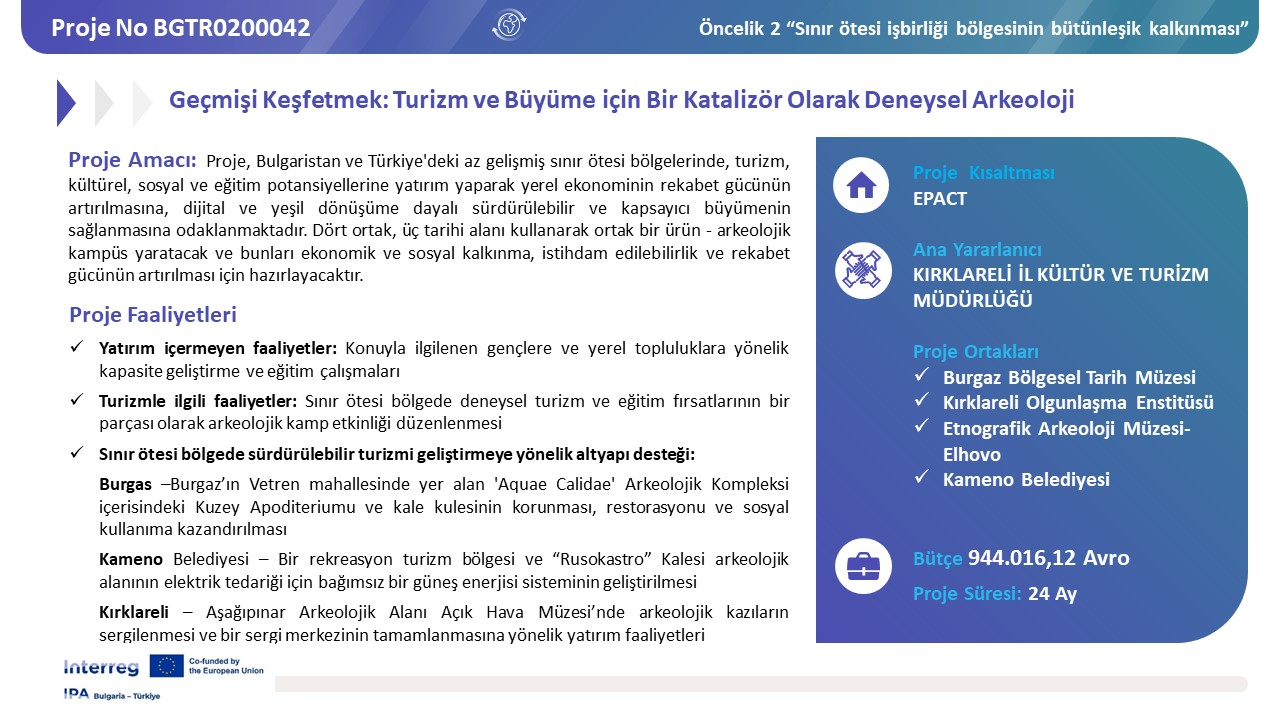 EPACT projesine genel bakış
