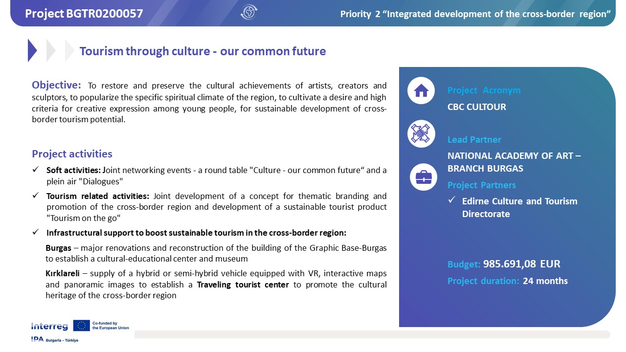 CBC CULTOUR project overview