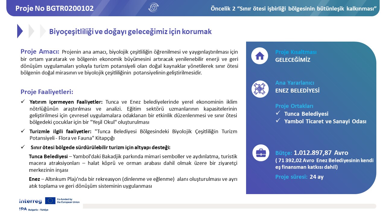 GELECEĞİMİZ projesine genel bakış