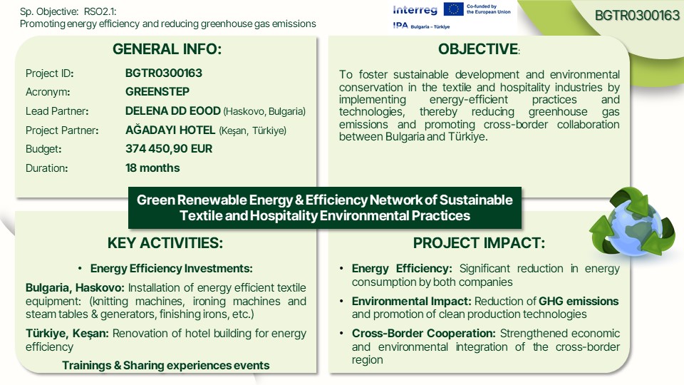 GREENSTEP project overview